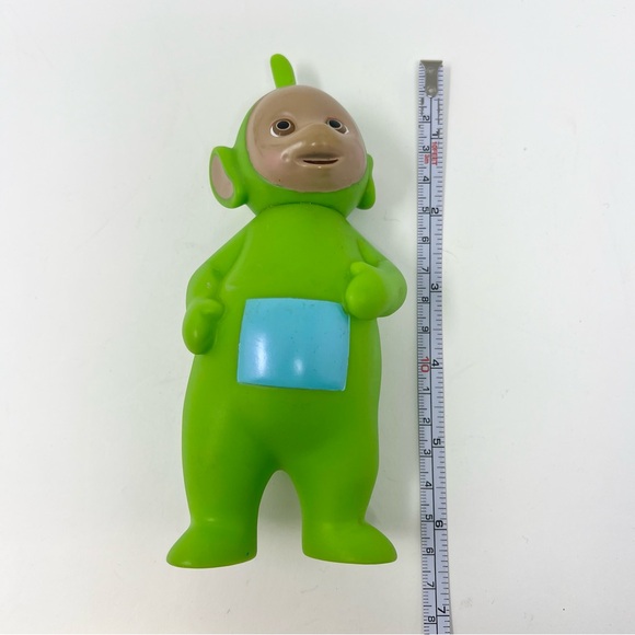 Vintage Hasbro Teletubbies Dipsy Vinyl Figurine 1998 Green Character - Picture 5 of 5